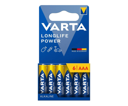 Bateria lub akumulatorek VARTA Longlife Power AAA (6 szt.) 4903121746